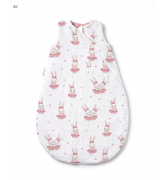 Śpiworek do spania M 1 tog CM3 Vintage Bunny