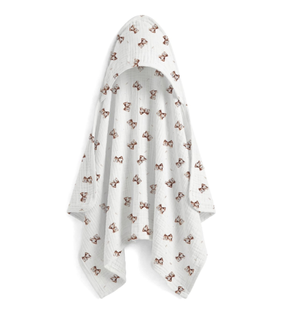 Muślinowe okrycie kąpielowe CM1 Vintage Teddy