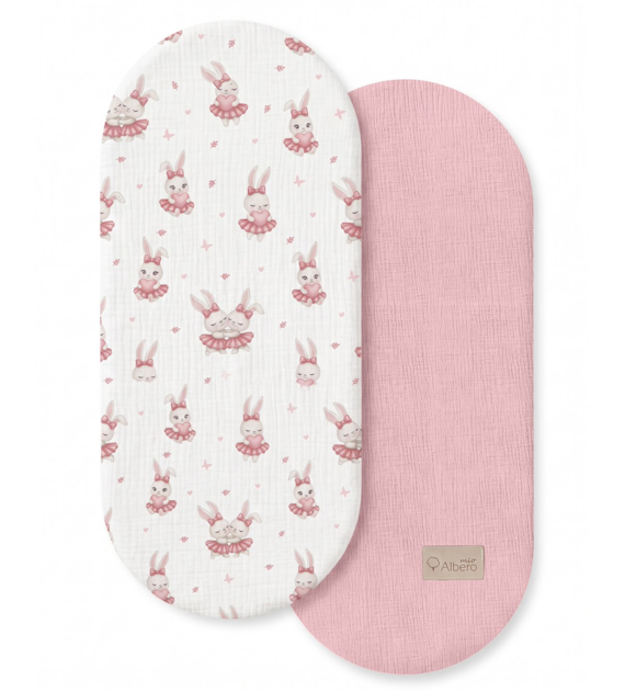 Prześcieradło do gondoli 2-pak CM3 Vintage Bunny